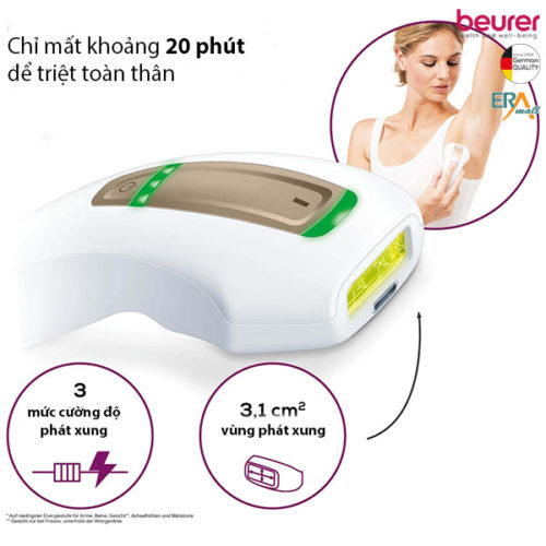 Máy triệt lông Beurer IPL 5500 Pure Skin Pro