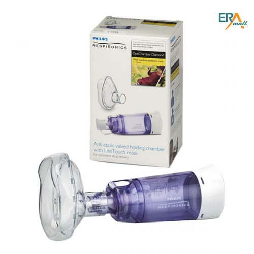 Buồng đệm có mặt nạ Philips Respironics Diamond - OptiChamber Diamond