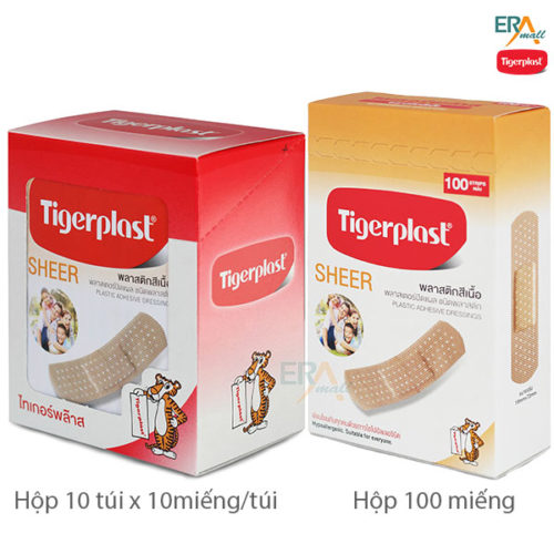 Băng cá nhân màu da Tigerplast Sheer