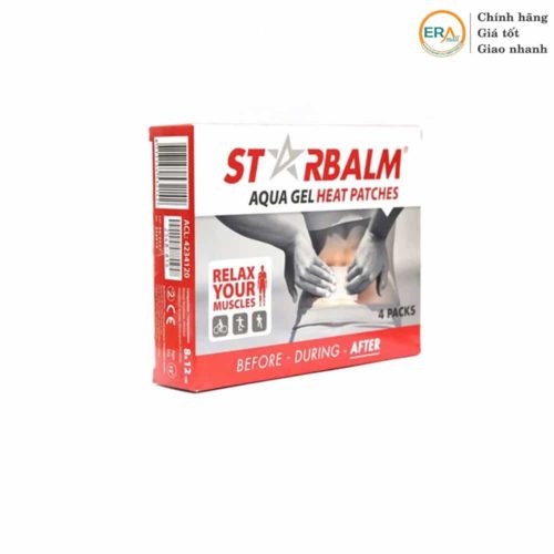 Hộp 4 miếng dán nhiệt giảm đau Starbalm