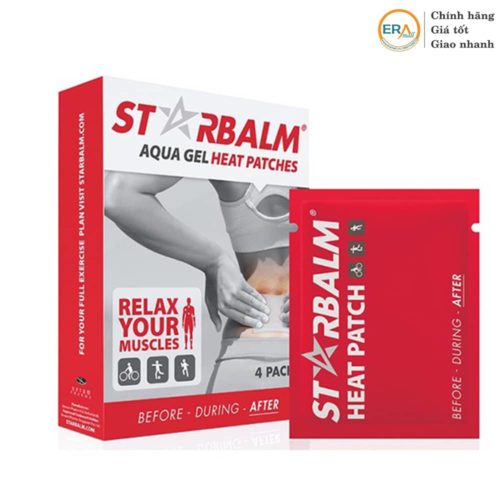 Hộp 4 miếng dán nhiệt giảm đau Starbalm