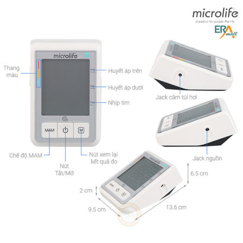 Máy đo huyết áp bắp tay Microlife B3 Basic