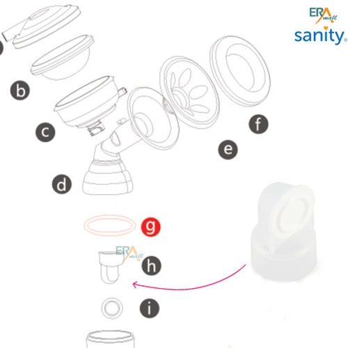 Van bít máy hút sữa điện đơn Sanity AP-154AE