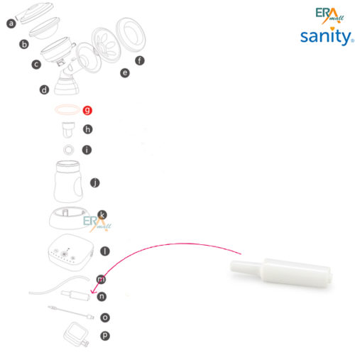 Ống nối phần điện máy hút sữa điện đơn Sanity AP-154AE