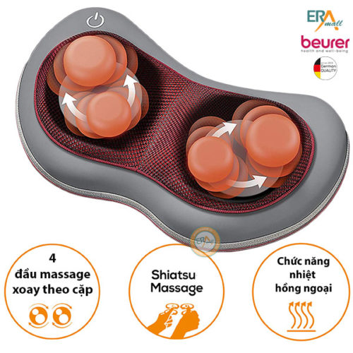 Gối massage shiatshu hồng ngoại Beurer MG149