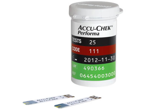 Hộp 25 que thử đường huyết Accu-Chek Performa (2)