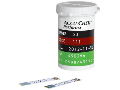 Hộp 50 que đường huyết Accu-Chek Performa