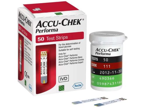 Hộp 50 que đường huyết Accu-Chek Performa