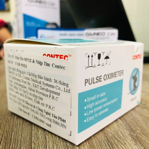 Máy đo nồng độ oxy SpO2 và nhịp tim Contec CMS50D1_lifebox