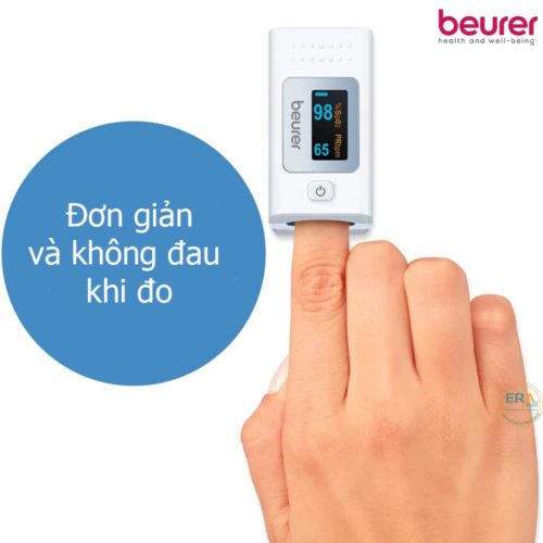 Máy đo nồng độ oxy máu SpO2 và nhịp tim Beurer PO35_2