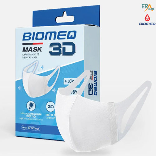 Khẩu trang 4 lớp 3D Biomeq