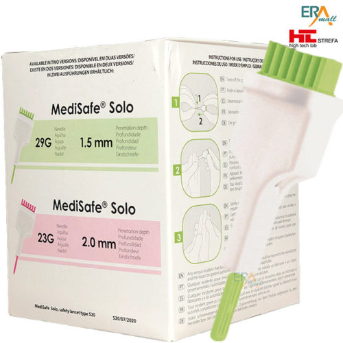 Kim lấy máu thử tiểu đường Medisafe Solo 29G