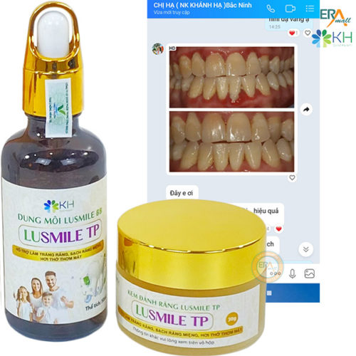 Bộ kem đánh răng cân bằng vi khuẩn LUSMILE TP