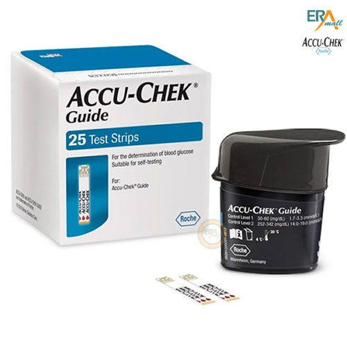 Hộp 25 que thử đường huyết Accu-Chek Guide