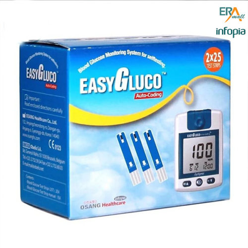 Hộp 50 que thử đường huyết Easy Gluco