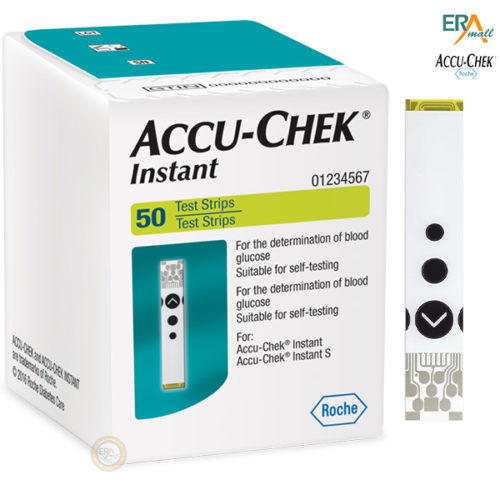 Hộp 50 que thử đường huyết Accu-Chek Instant