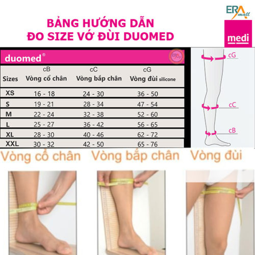 Vớ suy giãn tĩnh mạch Medi Duomed vớ đùi