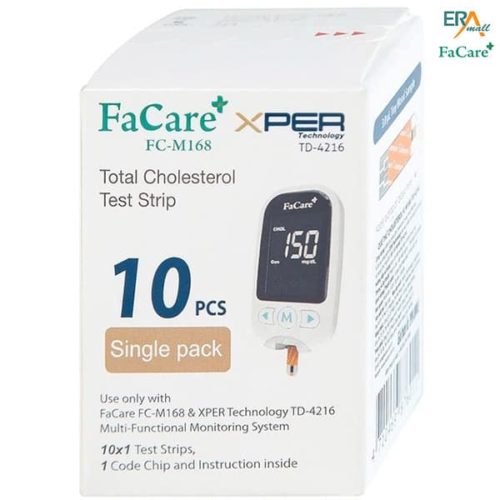 Hộp 10 que thử Cholesterol FaCare FC-M168