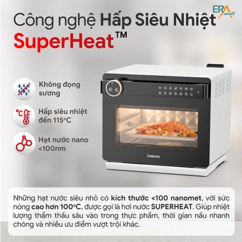 Nồi chiên không dầu kèm hấp 2GOOD S100 20 Lít